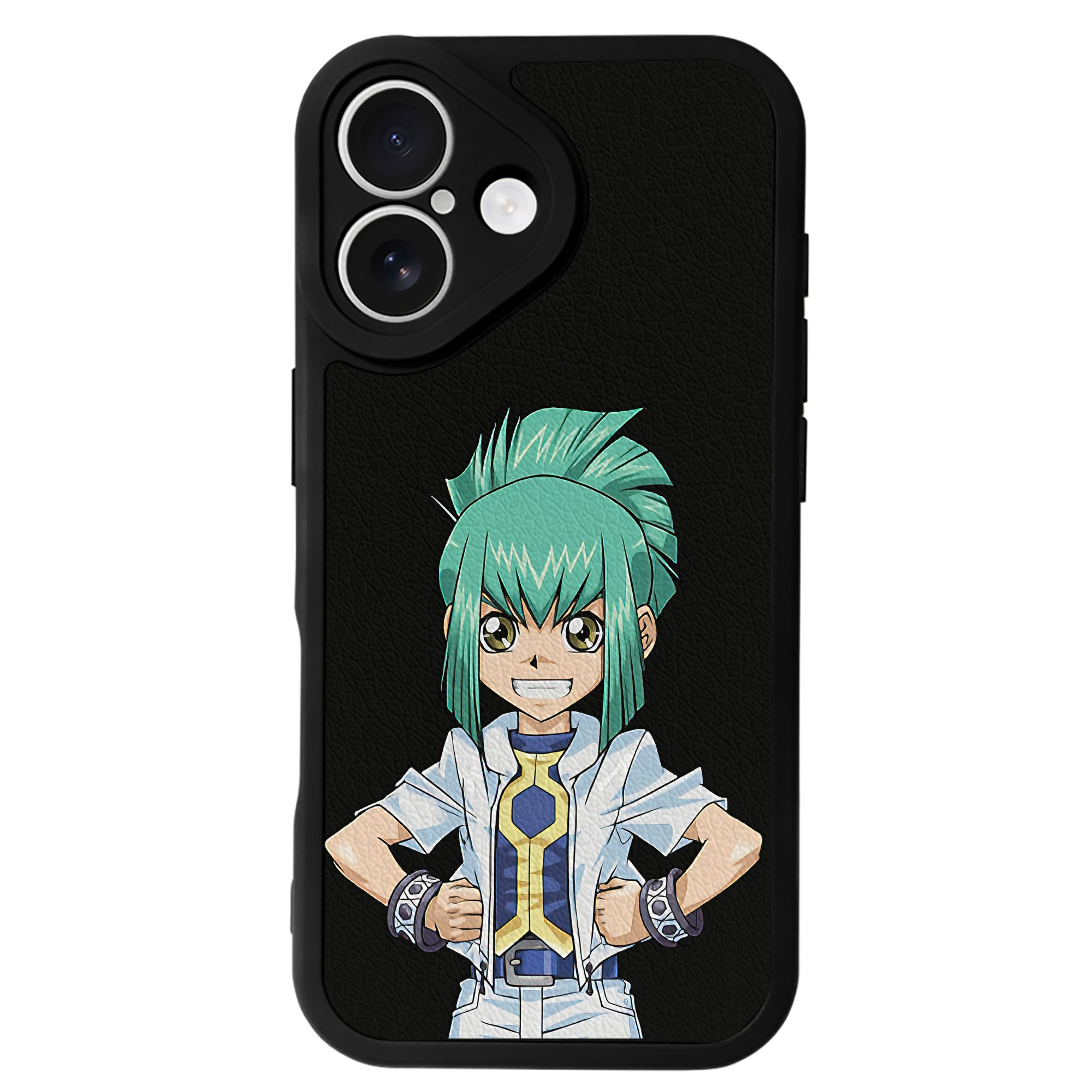 遊☆戯☆王 Yu-Gi-Oh! 【iPhone 16シリーズ対応】シリコンスマホケース（レザー調） 材質：シリコン